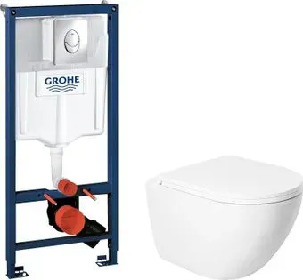 Saniteco KW-9003W Single Hole + GROHE Rapid SL 38721001