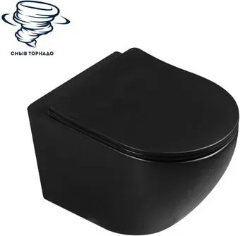 Milleau Vortex с сиденьем MYL038SMB (матовый черный)