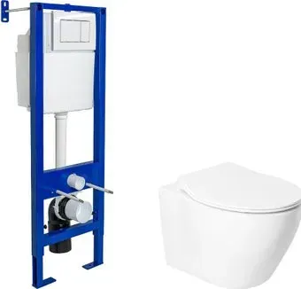 Saniteco KW-99046 + Berges АТОМ 410 040333 (с кнопкой)