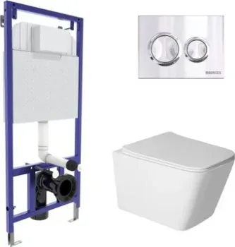 Berges Wasserhaus Sigma Rimless 043403 (с сиденьем)