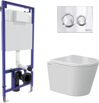 Berges Wasserhaus Vita Rimless 043377 (с сиденьем)