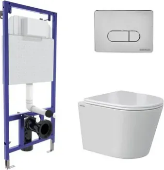 Berges Wasserhaus Vita Rimless 043375 (с сиденьем)