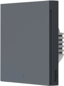 Aqara Smart Wall Switch H1 одноклавишный с нейтралью (графит)