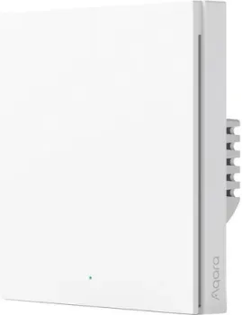 Aqara Smart Wall Switch H1 одноклавишный без нейтрали (белый)