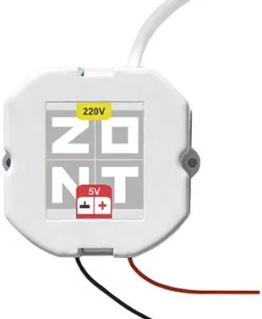 Zont Блок питания в подрозетник 5V/220
