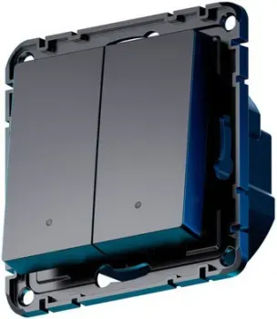 Sber AtlasDesign Smart двухклавишный SBDV-00199 (карбон)