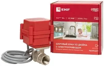 EKF PROxima AquaExpert 220V Шаровой кран с электроприводом 1/2 дюйма