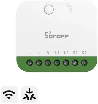 Sonoff MINI DUO 2-Gang Matter Over WiFi Smart Switch MINI-2GS