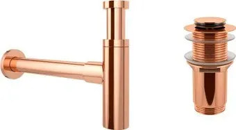 Wellsee Drainage System 182122002 (сифон, донный клапан, розовое золото)