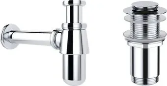 Wellsee Drainage System 182103002 (сифон, донный клапан, хром)