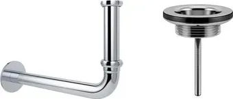 Wellsee Drainage System 182101005 (сифон, выпуск, хром)