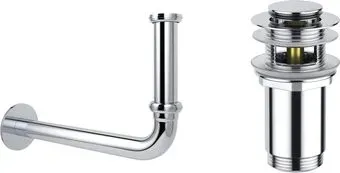 Wellsee Drainage System 182101001 (сифон, донный клапан, хром)