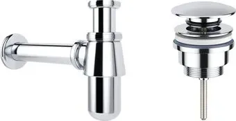Wellsee Drainage System 182103003 (сифон, донный клапан, хром)