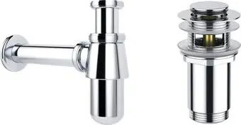 Wellsee Drainage System 182103001 (сифон, донный клапан, хром)
