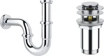 Wellsee Drainage System 182102001 (сифон, донный клапан, хром)