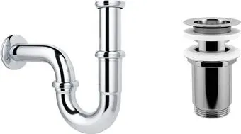 Wellsee Drainage System 182102004 (сифон, выпуск, хром)