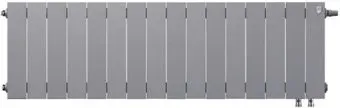 Royal Thermo PianoForte 300 Silver Satin (16 секций) нижнее подключение