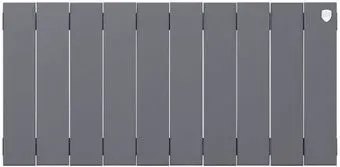 Royal Thermo PianoForte 300 Silver Satin (10 секций) боковое подключение