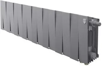 Royal Thermo PianoForte 200 Silver Satin (16 секций) нижнее подключение