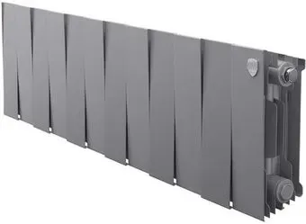 Royal Thermo PianoForte 200 Silver Satin (12 секций) боковое подключение
