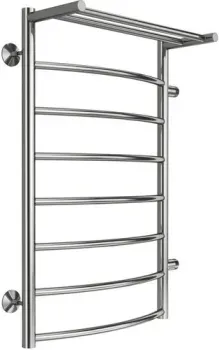 TERMINUS Классик П8 500x800 с полкой (боковое подключение 50, хром)