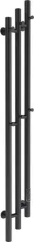 Маргроид Ferrum Inaro 3 Cascade СНШ 120*6*12 Черный матовый, скрытого монтажа, таймер справа
