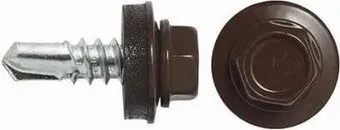 Admiral Кровельный 4.8x70 RAL 8019 Шоколад (250шт, шоубокс)