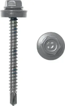 Admiral Кровельный 4.8x70 RAL 7016 Антрацит (250шт, шоубокс)