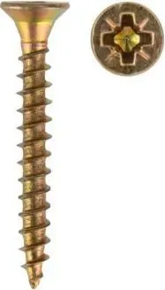 Kranz KR-01-3311-012 3,0х25мм, желтый цинк (200 шт)