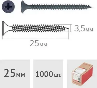 Koelner 3.5x25 мм FS-3525 (1000 шт)