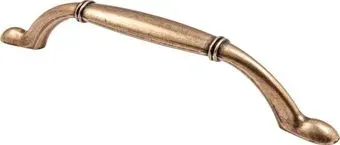 AKS скоба мет. AVRORA 128 античная латунь,