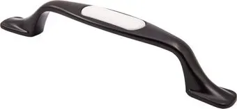 AKS скоба мет. OREO 96 черный матовый+белый,
