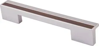AKS скоба пластик. PS17/C17 96/128 металлик+венге