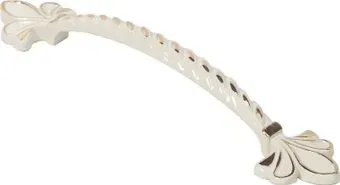 AKS скоба мет. MILK 96 золото+ белый,