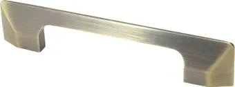 AKS скоба алюм. KLEO 128 матовая античная латунь