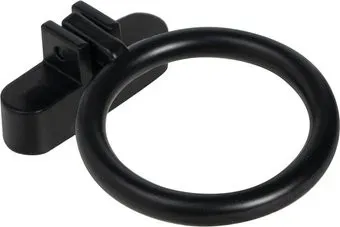 AKS кнопка мет. RING черный матовый,