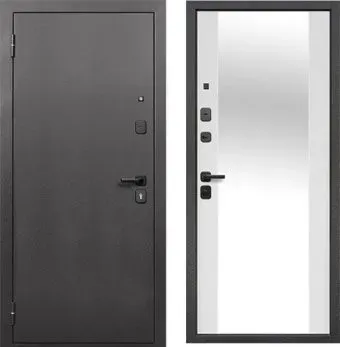 Guard Зеркало 86x205 левая (серебристый/белый матовый)