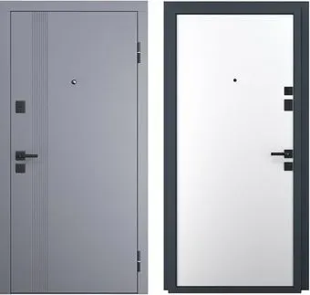 Guard Aura 96x205 (правая, графит софт/белый)