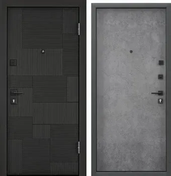 Torex Delta PRO PP-41 205x95 (черная шагрень/бетон–темный серый, правый)