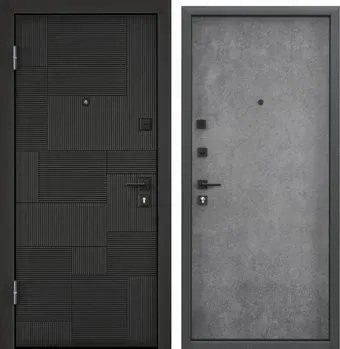 Torex Delta PRO PP-41 205x95 (черная шагрень/бетон–темный серый, левый)