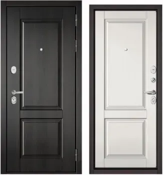 Бульдорс Standart 90 PP-7 205x96 (дерево темное/белый, правый)
