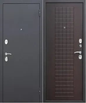 ЮрСталь Гарда 205x96 (черный муар/венге, правый)