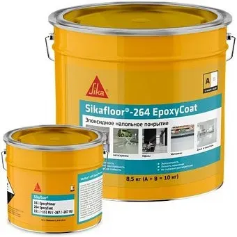 Sika Sikafloor-264 EpoxyCoat 10кг (прозрачный)