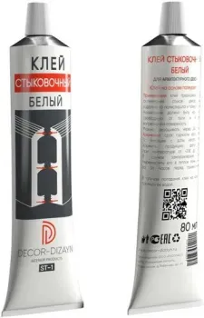 Decor-Dizayn Клей стыковочный ST-1/80 мл (белый)