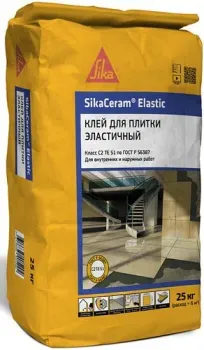 Sika SikaCeram Elastic 25кг (серый)