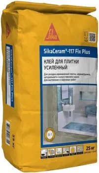 Sika SikaCeram-117 Fix Plus 25кг (серый)