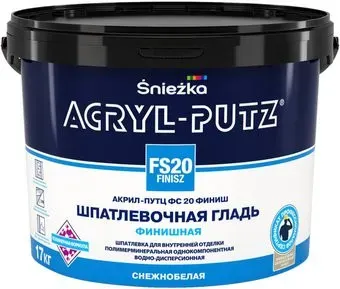 Sniezka ACRYL-PUTZ FS20 FINISZ (РБ, 8 кг)
