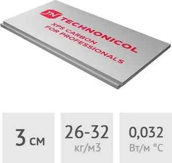 ТехноНИКОЛЬ Carbon Eco 30 мм 0.68 кв.м.
