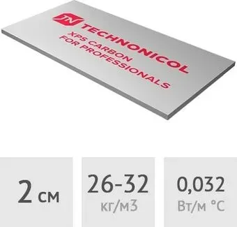 ТехноНИКОЛЬ Carbon Eco 20 мм 0.72 кв.м.