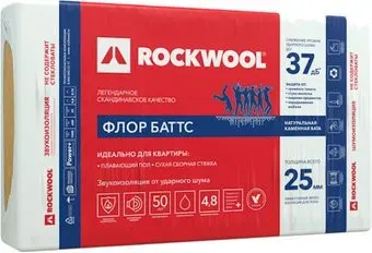 Rockwool Флор Баттс 50 мм
